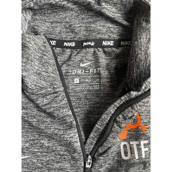 Orangetheory Coach Nike Pullover Zip Womens Small Gray - Picture 3 of 8